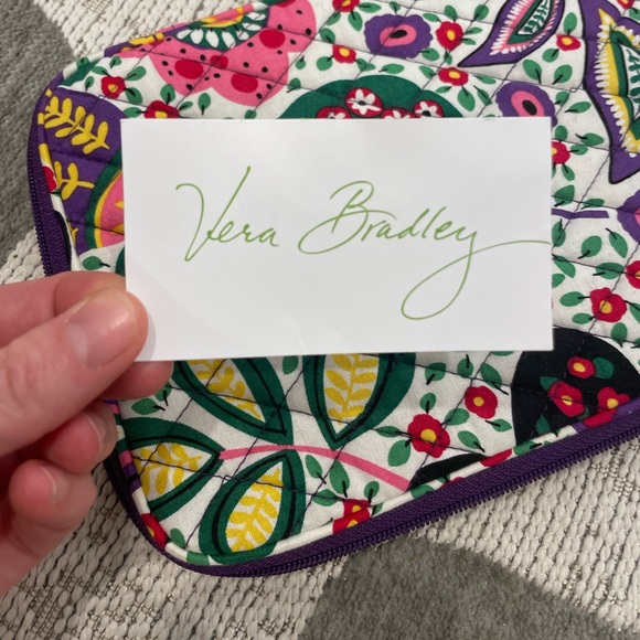 VERA BRADLEY Mini Tablet E-Reader Sleeve Case VIVA LA VERA padded Colorful print - Picture 9 of 12